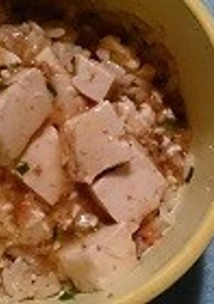 麻婆豆腐かけチャーハン-レシピのメイン写真