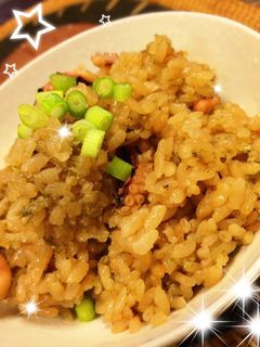蛸ととろろ昆布の炊き込みご飯-レシピのメイン写真