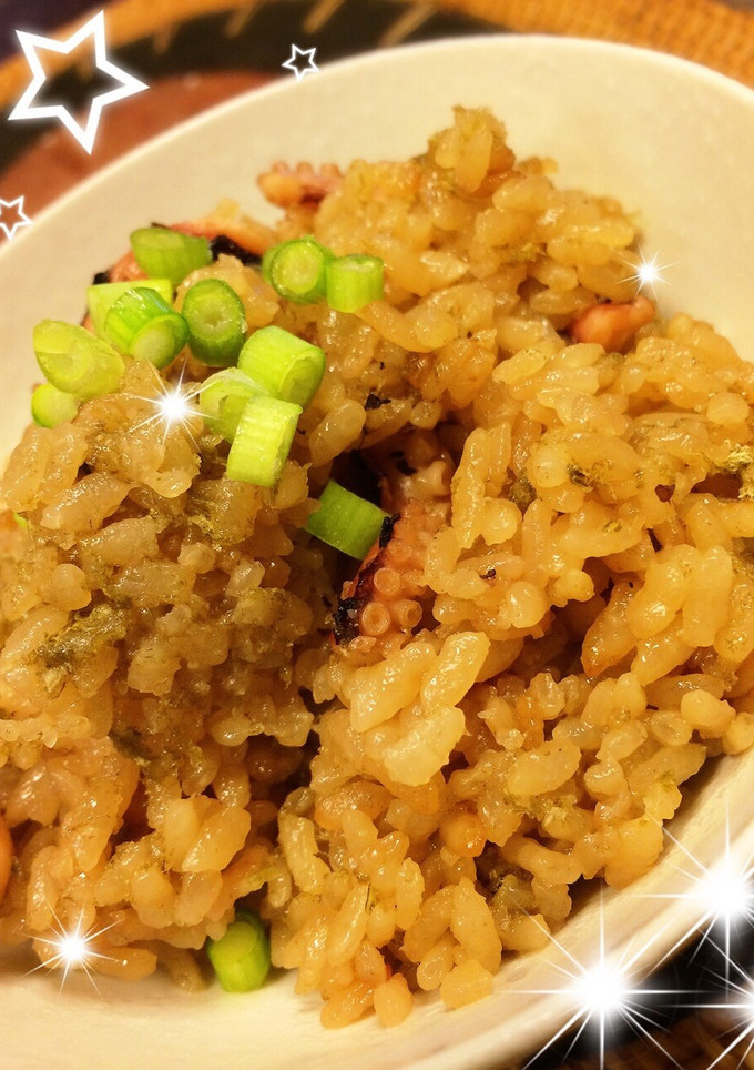 蛸ととろろ昆布の炊き込みご飯-レシピのメイン写真