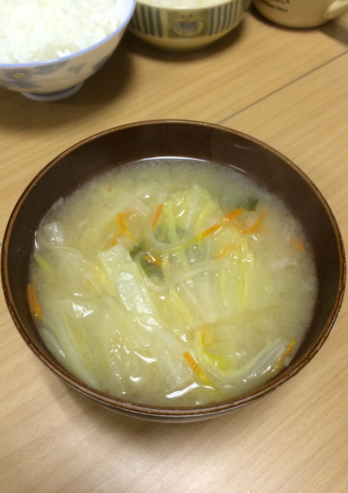ゆうがママのみそ汁野菜たっぷり-レシピのメイン写真