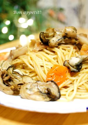 絶品!自慢の牡蠣パスタ 15分★-レシピのメイン写真