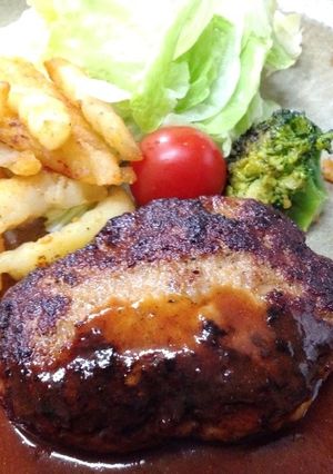 ハンバーグをジューシー肉汁あふれる裏技7-レシピのメイン写真