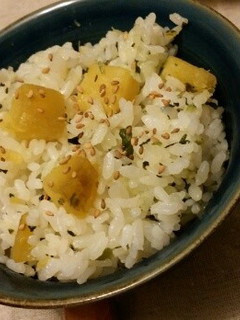 さつまいもと高菜の混ぜごはん-レシピのメイン写真