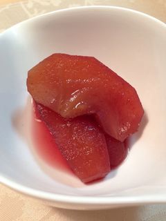 りんごの赤ワイン煮-レシピのメイン写真