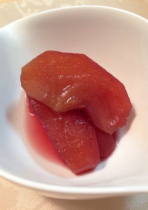 りんごの赤ワイン煮-レシピのメイン写真
