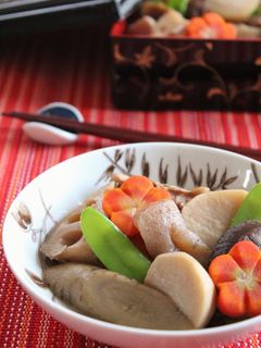 煮しめ(鶏肉と根菜の煮物)-レシピのメイン写真
