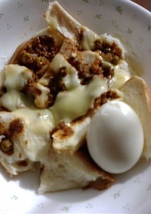 残りカレーで*パングラタン的な…-レシピのメイン写真