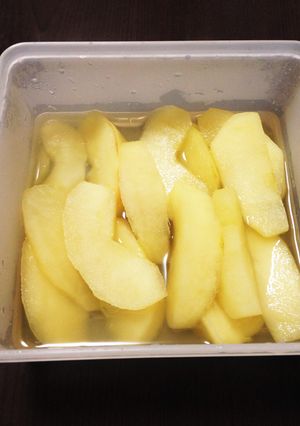 りんごジュースでりんごのコンポート-レシピのメイン写真
