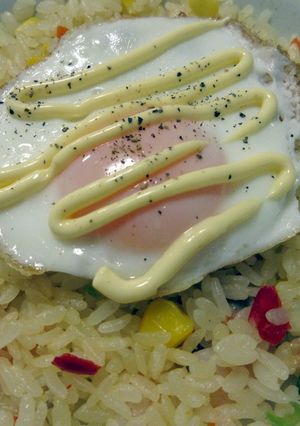 マヨかけ☆月見のせピラ-レシピのメイン写真