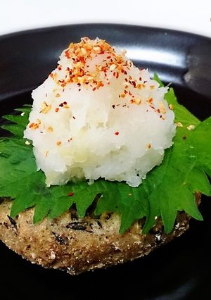 無塩料理☆里芋とおからのおろしハンバーグ-レシピのメイン写真
