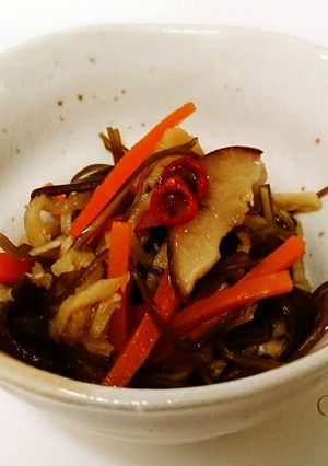 無塩料理☆乾物の五目煮・常備菜に♪-レシピのメイン写真