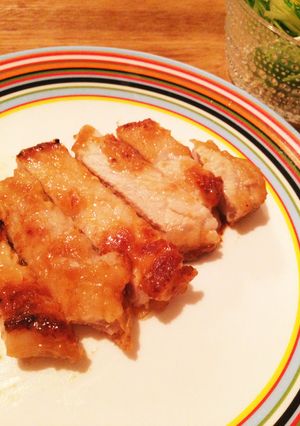 豚肉がやわらか〜い柿漬け焼き-レシピのメイン写真