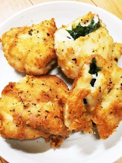 ☆鶏肉ささみの大葉・チーズ挟み焼き☆-レシピのメイン写真