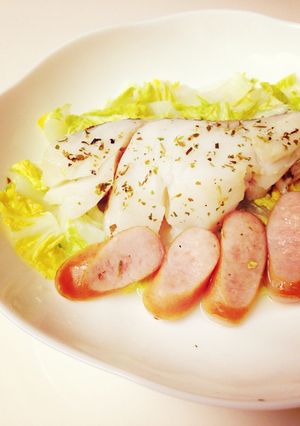 白菜とタラの蒸し料理-レシピのメイン写真