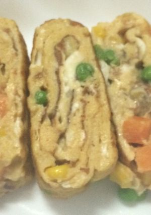 卵焼き(ミックスベジタブル)-レシピのメイン写真