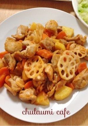 簡単おいしい!鶏根菜の酢豚風-レシピのメイン写真