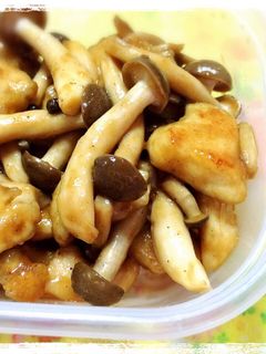鶏むね肉としめじの炒めもの☆-レシピのメイン写真