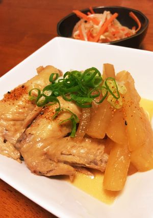 煮込み30分♬手羽先と大根の煮付け-レシピのメイン写真