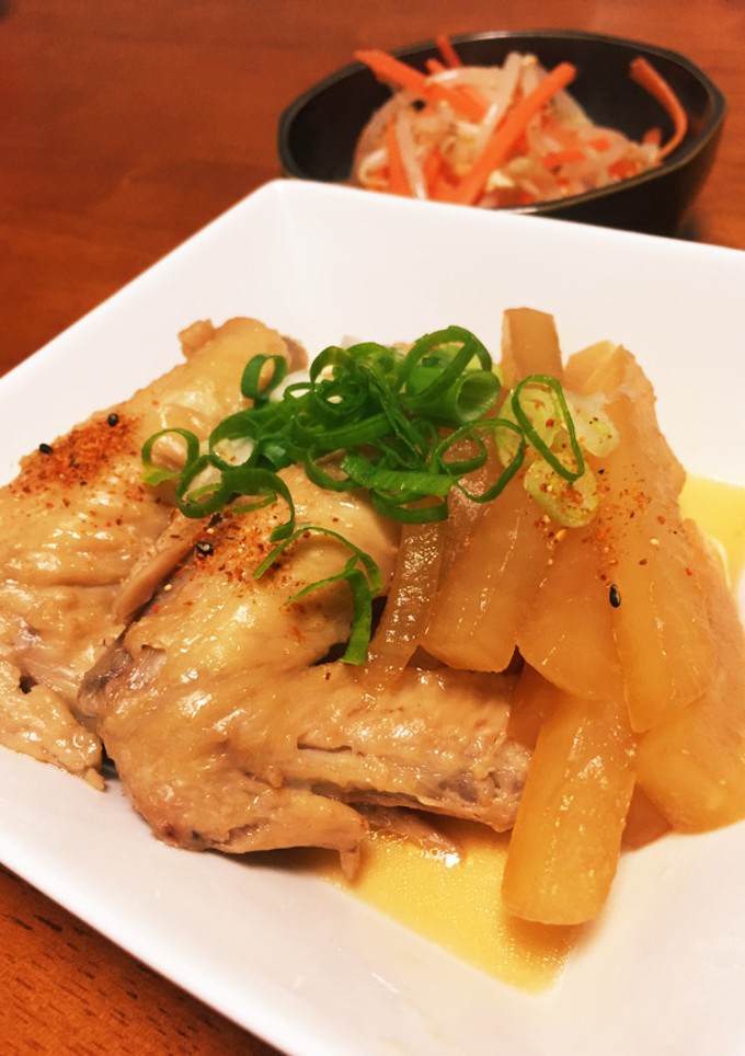 煮込み30分♬手羽先と大根の煮付け-レシピのメイン写真