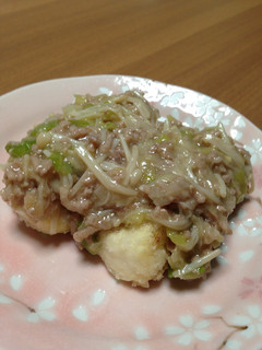 風邪予防!ネギたっぷり豆腐ステーキ-レシピのメイン写真