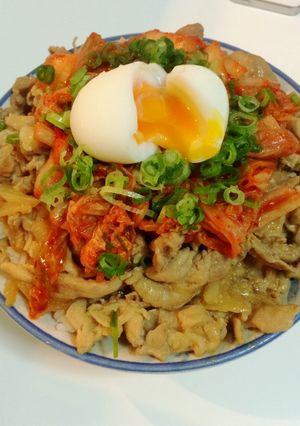 豚キムチ丼-レシピのメイン写真