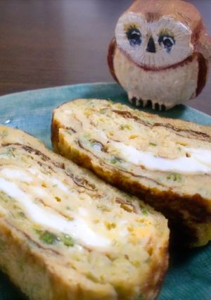 * ゴッホイエローの玉子焼き *-レシピのメイン写真