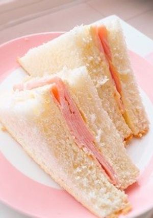 簡単♡ハムマヨサンドイッチ-レシピのメイン写真