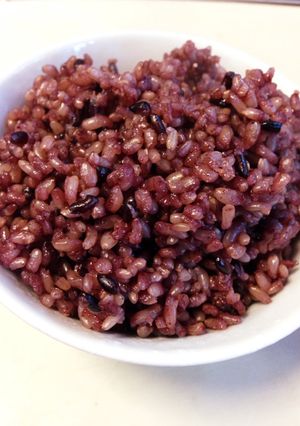 ♪やみつきになる♡黒もち米入り玄米ご飯♪-レシピのメイン写真