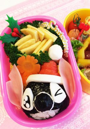 スティッチ☆サンタ☆キャラ弁-レシピのメイン写真