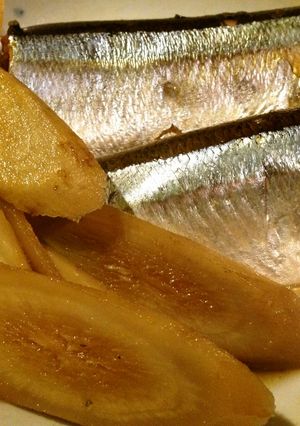 秋刀魚とごんぼのしょうが煮✿-レシピのメイン写真