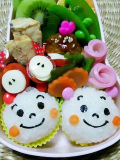 *ピックでキャラ弁おにぎり*-レシピのメイン写真