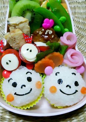 ＊ピックでキャラ弁おにぎり＊-レシピのメイン写真
