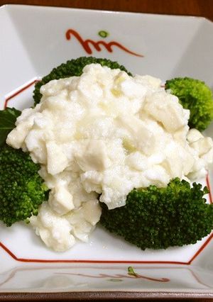 ブロッコリーの豆腐入り卵白あんかけ-レシピのメイン写真