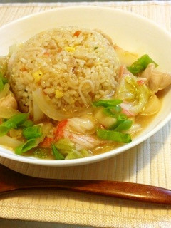 野菜たっぷりあんかけチャーハン-レシピのメイン写真
