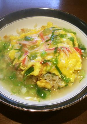 お手軽♪かに玉かけチャー-レシピのメイン写真