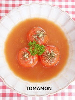 簡単とまモンスープ★ハーブミニトマト-レシピのメイン写真
