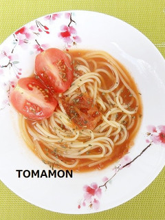 とまモンスープ✿トマトスープスパゲティ✿-レシピのメイン写真