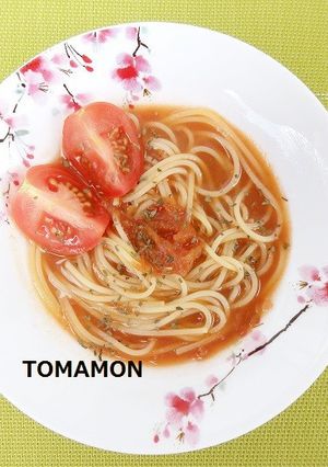 とまモンスープ✿トマトスープスパゲティ✿-レシピのメイン写真