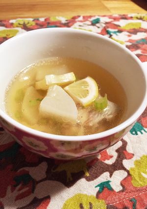 鯛のあらのスープ-レシピのメイン写真