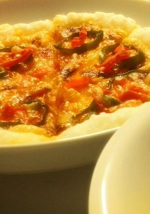 ご飯deもちもち本格ピザ-レシピのメイン写真
