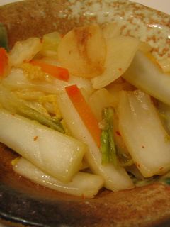 白菜のすっぱ辛炒め-レシピのメイン写真