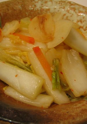 白菜のすっぱ辛炒め-レシピのメイン写真