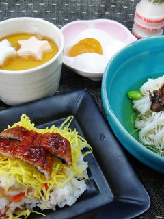 業務用介護食 夏の行事食 冷し茶わん蒸し-レシピのメイン写真