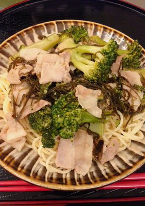 豚とブロッコリーの和風昆布パスタ-レシピのメイン写真