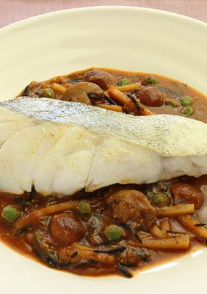 タラの和風トマトあんかけ【天狗缶詰】-レシピのメイン写真