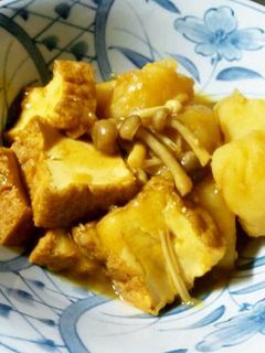 厚揚げとジャガイモのカレー煮-レシピのメイン写真