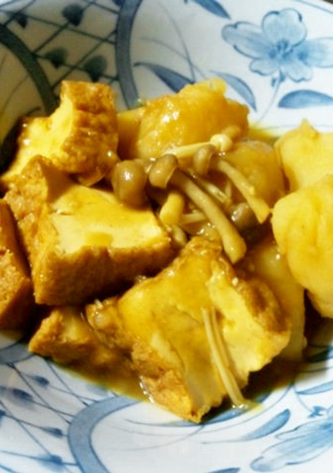 厚揚げとジャガイモのカレー煮-レシピのメイン写真