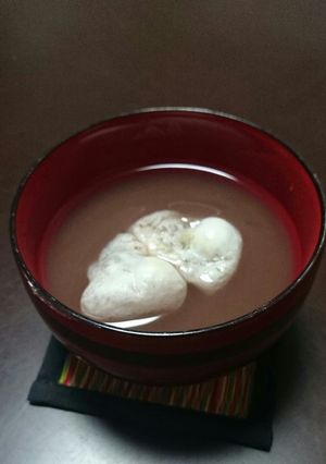 即席！チューブつぶ餡でおしるこ-レシピのメイン写真