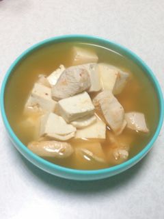 鶏肉豆腐キムチ煮-レシピのメイン写真