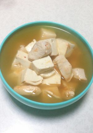 鶏肉豆腐キムチ煮-レシピのメイン写真